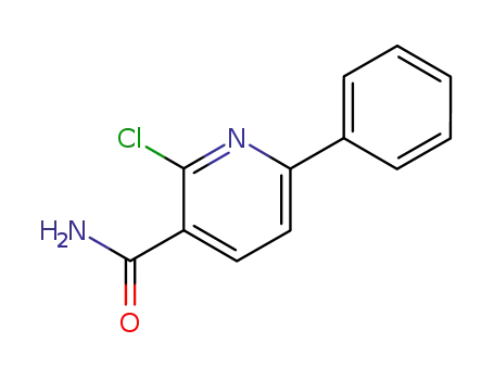 Molecular Structure of 69750-00-1 (2-chloro-6-phenyl-nicotinamide)