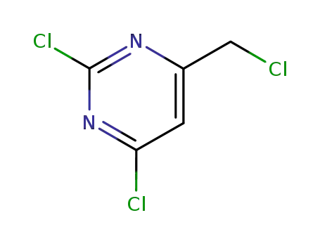 Molecular Structure of 94170-66-8 (4-Chloromethyl-2,6-dichloropyrimidine)
