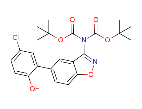 di-tert-butyl [5-(5-chloro-2-hydroxyphenyl)-1,2-benzoxazol-3-yl]imidodicarbonate