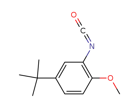 Molecular Structure of 284462-77-7 (5-TERT-BUTYL-2-METHOXYPHENYL ISOC)