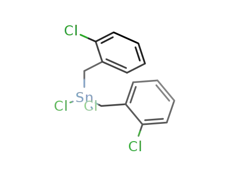Molecular Structure of 19135-39-8 (Stannane, dichlorobis[(2-chlorophenyl)methyl]-)