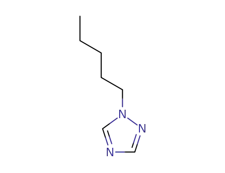 Molecular Structure of 118227-36-4 (1H-1,2,4-Triazole,1-pentyl-(9CI))