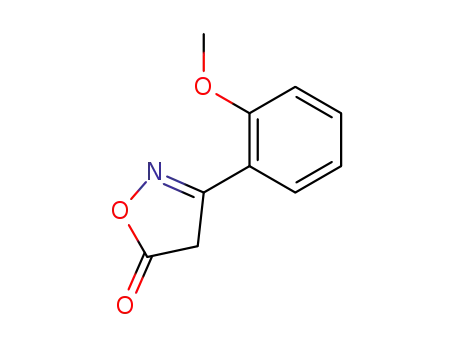 Molecular Structure of 24031-70-7 (3-(2-METHOXYPHENYL)-5(4H)-ISOXAZOLONE)