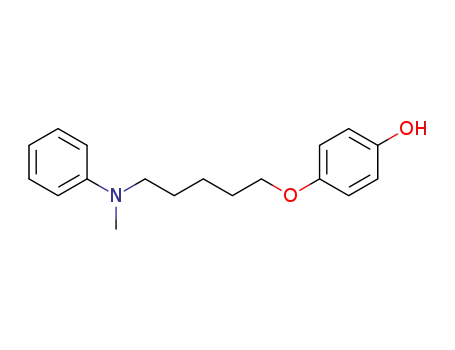 4-(5-(methyl(phenyl)amino)pentyloxy)phenol