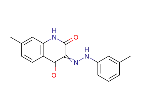 7-methyl-3-[2-(m-tolyl)hydrazono]quinoline-2,4-(1H,3H)-dione