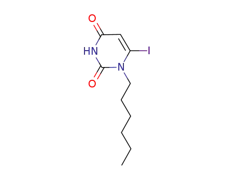 1-hexyl-6-iodo-2,4(1H,3H)-pyrimidinedione