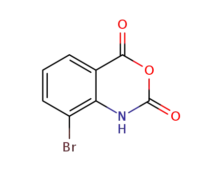 Molecular Structure of 331646-98-1 (8-Bromo-1H-benzo[d][1,3]oxazine-2,4-dione)