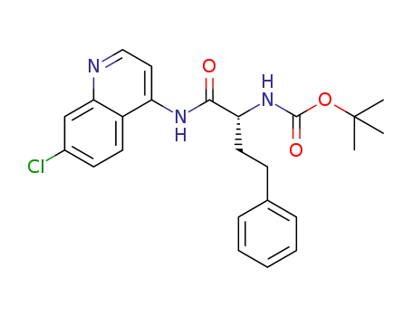 (R)-tert-butyl (1-((7-chloroquinolin-4-yl)amino)-1-oxo-4-phenylbutan-2-yl)carbamate