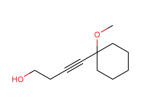 4-(1-methoxycyclohexyl)but-3-yn-1-ol