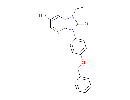 3-[4-(benzyloxy)phenyl]-1-ethyl-6-hydroxy-1,3-dihydro-2H-imidazo[4,5-b]pyridin-2-one