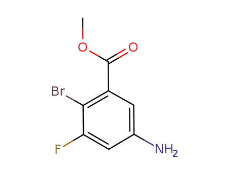 5-amino-2-bromo-3-fluorobenzoate methyl ester