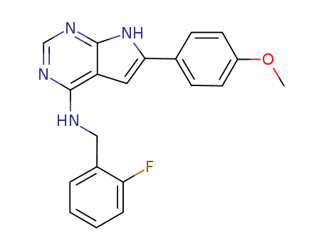 C<sub>20</sub>H<sub>17</sub>FN<sub>4</sub>O