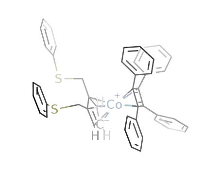 [η<sup>5</sup>-1,2-(CH<sub>2</sub>SPh)<sub>2</sub>C<sub>5</sub>H<sub>3</sub>]Co(η<sup>4</sup>-C<sub>4</sub>Ph<sub>4</sub>)