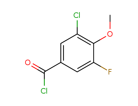 3-CHLORO-5-FLUORO-4-METHOXYBENZOYL CHLORIDE