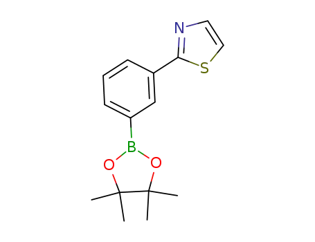 2-(3-(4,4,5,5-tetramethyl-1,3,2-dioxaborolan-2-yl)phenyl)thiazole