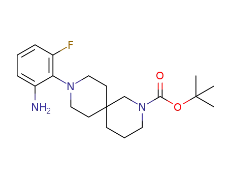 tert-butyl 9-(2-amino-6-fluorophenyl)-2,9-diazaspiro[5.5]undecane-2-carboxylate