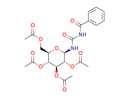 N-benzoyl-N'-(2,3,4,6-tetra-O-acetyl-β-D-glucopyranosyl)urea