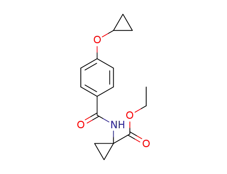 ethyl 1-[[4-(cyclopropoxy)benzoyl]amino]cyclopropanecarboxylate