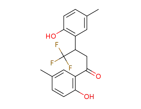 4,4,4-trifluoro-1,3-bis(2-hydroxy-5-methylphenyl)butan-1-one