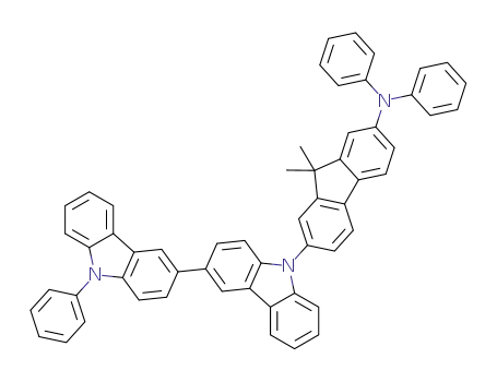 diphenyl-[2-(9'-phenyl-9H,9'H-[3,3']bicarbazolyl-9-yl)9,9-dimethylfluoren-7-yl]amine