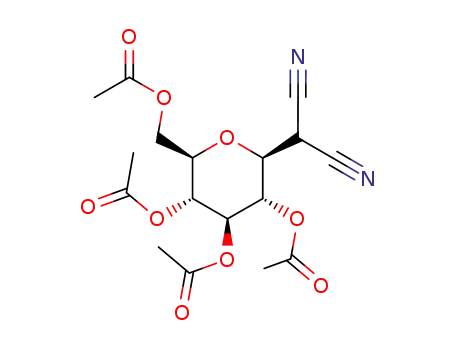 2-(2,3,4,6-tetra-O-acetyl-β-D-glucopyranosyl)malononitrile