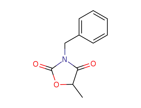 Molecular Structure of 1016-31-5 (2,4-Oxazolidinedione, 5-methyl-3-(phenylmethyl)-)