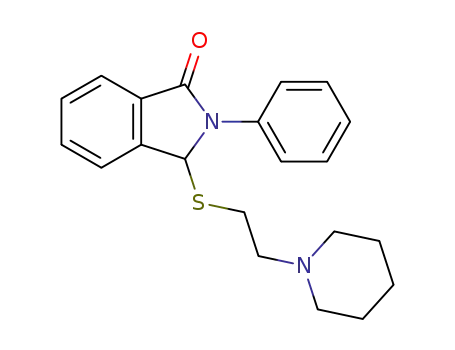 3-(2-(piperidin-1-yl)ethylthio)-2-phenylisoindol-1(3H)-one