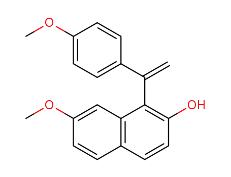 7-methoxy-1-(1-(4-methoxyphenyl)vinyl)naphthalen-2-ol