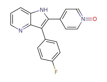 4-(3-(4-fluorophenyl)-1H-pyrrolo-[3,2-b]pyridin-2-yl)pyridin-1-oxide