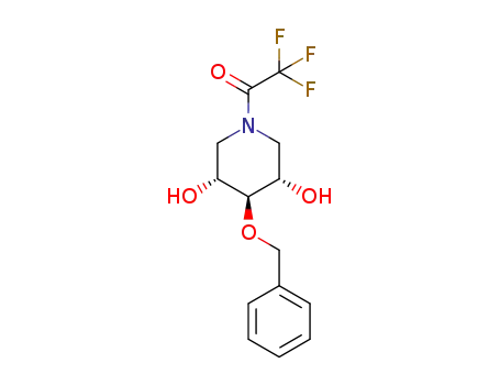 N-trifluoroacetamido-3-O-benzyl-1,5-dideoxy-1,5-iminoxylitol
