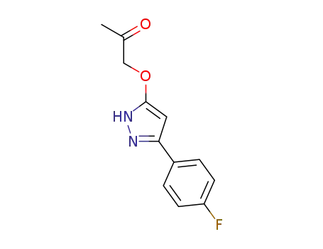 1-{[3-(4-fluorophenyl)-1H-pyrazol-5-yl]oxy}acetone