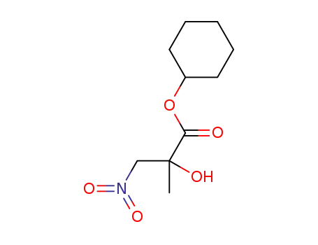Molecular Structure of 1310686-67-9 (cyclohexyl 2-hydroxy-2-methyl-3-nitropropanoate)