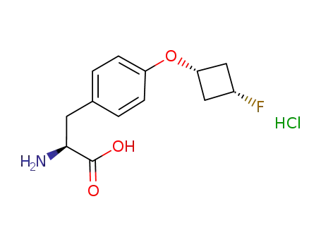 O-(cis-3-fluorocyclobutyl)-L-tyrosine hydrochloride salt