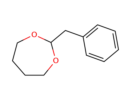 Molecular Structure of 62581-40-2 (1,3-Dioxepane, 2-(phenylmethyl)-)