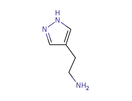 Molecular Structure of 42150-24-3 (2-(1H-PYRAZOL-4-YL)-ETHYLAMINE)