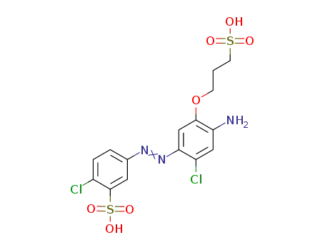 Molecular Structure of 1263864-38-5 (C<sub>15</sub>H<sub>15</sub>Cl<sub>2</sub>N<sub>3</sub>O<sub>7</sub>S<sub>2</sub>)