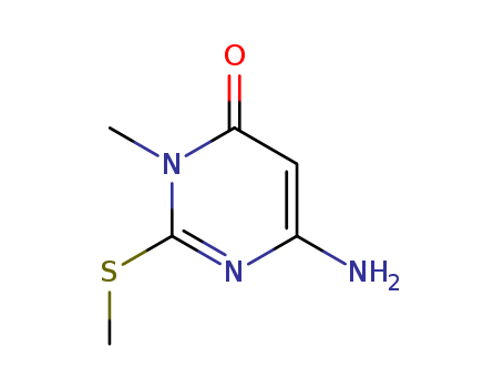 4(3H)-Pyrimidinone,6-amino-3-methyl-2-(methylthio)- cas  54030-56-7