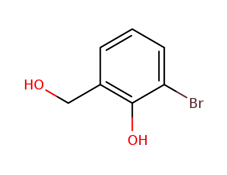 Molecular Structure of 28165-46-0 (2-BROMO-6-(HYDROXYMETHYL)PHENOL)