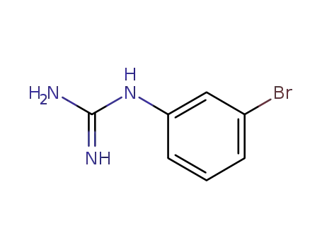 Molecular Structure of 870780-73-7 (N-(3-BROMO-PHENYL)-GUANIDINE)