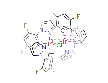 bis-(μ)-chlorotetrakis(1-(4,6-difluorophenyl)-pyrazolato-C<sup>2</sup>,N)diiridium(III)
