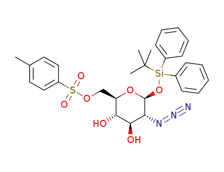 tert-butyldiphenylsilyl 2-azido-2-deoxy-6-O-tosyl-β-D-glucopyranoside