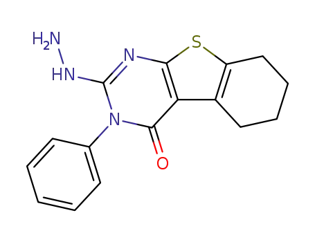 2-Hydrazino-3-phenyl-5,6,7,8-tetrahydro[1]benzothieno[2,3-d]pyrimidine-4(3H)-one