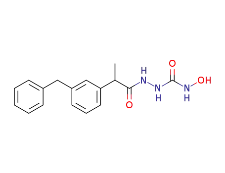 1-[2-(3-benzylphenyl)propanoyl]-4-hydroxysemicarbazide