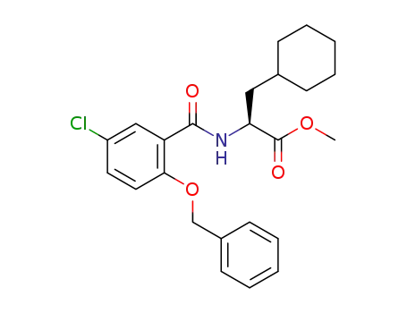 methyl (2S)-2-[[2-(benzyloxy)(5-chlorobenzoyl)amino]-3-cyclohexyl]propanoate