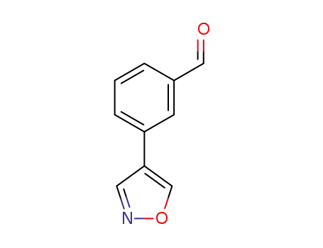 Molecular Structure of 1083424-42-3 (3-(isoxazol-4-yl)benzaldehyde)