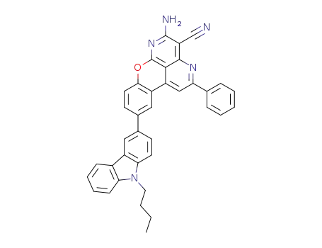 5-amino-10-(9-butyl-9H-carbazol-3-yl)-2-phenylchromeno[4,3,2-de][1,6]naphthyridine-4-carbonitrile