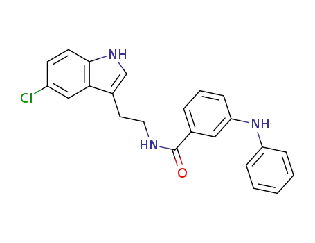 N-(2-(5-chloro-1H-indol-3-yl)ethyl)-3-(phenylamino)benzamide