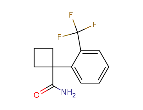 1-(2-(trifluoromethyl)phenyl)cyclobutane-1-carboxamide