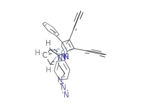 [η<sup>5</sup>-1,2-(CH<sub>2</sub>N<sub>3</sub>)<sub>2</sub>C<sub>5</sub>H<sub>3</sub>]Co(η<sup>4</sup>-C<sub>4</sub>Ph<sub>4</sub>)
