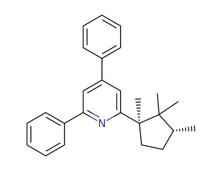 2-(1R,3R-1,2,2,3-tetramethylcyclopentyl)-4,6-diphenylpyridine